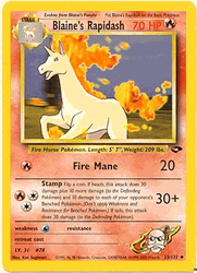 033 Blaine's Rapidash